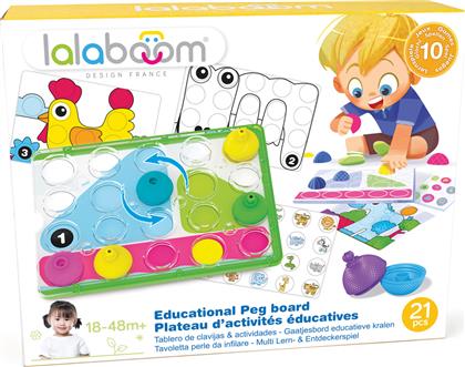 Lalaboom Educational Peg Board για 18+ Μηνών από το Toyscenter