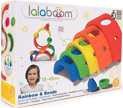 Lalaboom Ουράνιο Τόξο & Χάντρες για 18+ Μηνών από το Toyscenter