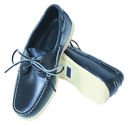 Lalizas Δερμάτινα Ανδρικά Boat Shoes σε Μπλε Χρώμα