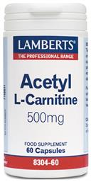 Lamberts Acetyl L-carnitine με Καρνιτίνη 1τμχ