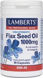 Lamberts Flax Seed Oil Έλαιο Λιναρόσπορου 1000mg 90 κάψουλες από το Pharm24
