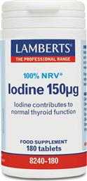 Lamberts Iodine 150μg 180 ταμπλέτες από το Pharm24