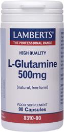 Lamberts L-Glutamine 500mg 90 κάψουλες από το Public