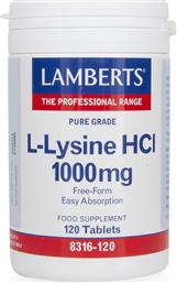 Lamberts L-Lysine HCL 1000mg 120 ταμπλέτες από το Pharm24