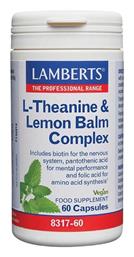 Lamberts L-Theanine & Lemon Balm Complex 200mg 60 Ταμπλέτες Lemon Balm