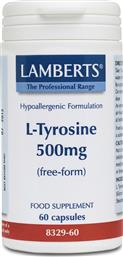 Lamberts L-Tyrosine 500mg 60 κάψουλες από το Pharm24