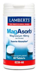 Lamberts MagAsorb 150mg 60 ταμπλέτες από το Pharm24