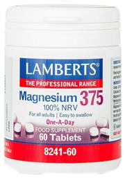 Lamberts Magnesium 100% NRV 375mg 60 ταμπλέτες