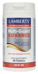 Lamberts Multi-Guard Advance Πολυβιταμίνη κατάλληλη για ενήλικες 50+ 60 ταμπλέτες από το CareLife