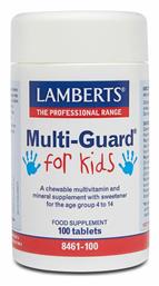 Lamberts Multi-Guard For Kids Πολυβιταμίνη 100 ταμπλέτες από το CareLife