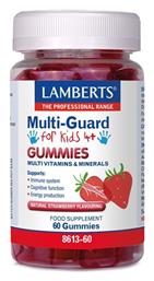 Lamberts Multi-Guard Πολυβιταμίνη Φράουλα 60 ζελεδάκια
