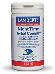 Lamberts Night Time Herbal Complex 2 κάψουλες Λεμόνι