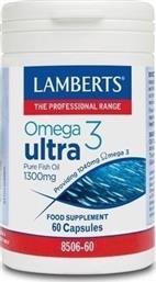 Lamberts Omega 3 Ultra Pure Fish Oil Ιχθυέλαιο 1300mg 60 κάψουλες από το Pharm24
