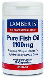 Lamberts Pure Fish Oil Ιχθυέλαιο 1100mg 60 κάψουλες