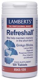 Lamberts Refreshall Ginkgo Biloba 120 ταμπλέτες από το CareLife