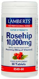 Lamberts Rosehip Βιταμίνη για Ενέργεια & Ανοσοποιητικό 10000mg 60 ταμπλέτες