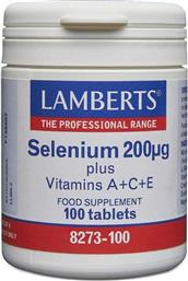 Lamberts Selenium 200μg plus A+C+E 100 ταμπλέτες από το Pharm24