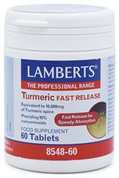 Lamberts Turmeric Fast Release 200mg Κουρκουμάς 60 ταμπλέτες