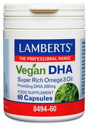 Lamberts Vegan DHA 250mg 60 κάψουλες