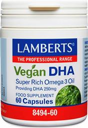 Lamberts Vegan DHA 250mg 60 κάψουλες από το Pharm24