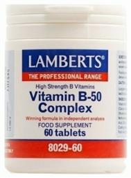 Lamberts Vitamin B-50 Complex Βιταμίνη 60 ταμπλέτες από το Pharm24