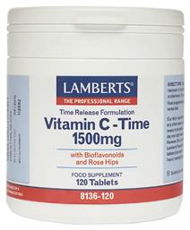 Lamberts Vitamin C Time Βιταμίνη 1500mg 120 ταμπλέτες