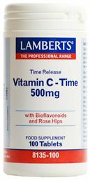 Lamberts Vitamin C Time Βιταμίνη 500mg 100 ταμπλέτες