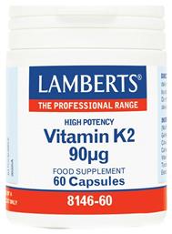 Lamberts Vitamin K2 Βιταμίνη 90mcg 60 κάψουλες