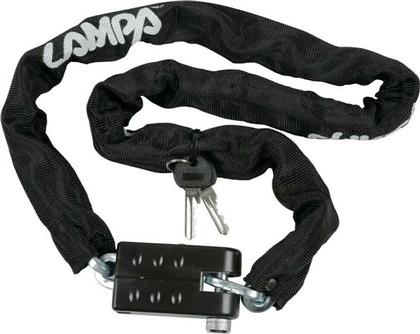 Lampa Snake Chain Αντικλεπτική Αλυσίδα Μοτοσυκλέτας με Κλειδαριά και Μήκος 100εκ. Μαύρο Χρώμα από το Plus4u