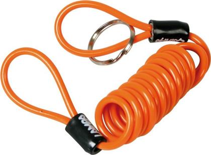 Lampa Καλώδιο Υπενθύμισης Κλειδώματος Μοτοσυκλέτας με Μήκος 120εκ. Πορτοκαλί Χρώμα από το Plus4u