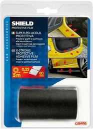 Lampa X-Strong Protective Adhesive Film Προστατευτική Μεμβράνη για Πόρτες Αυτοκινήτου 5m x 8cm 1τμχ Μαύρο Ματ από το Shop365