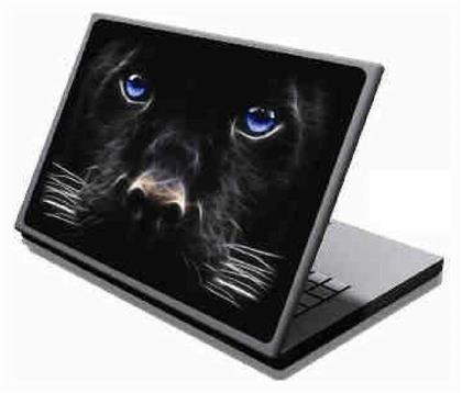 Lamtech Dog Blue Eyes αυτοκόλλητο για Laptop 12.4'' Μαύρο από το e-shop