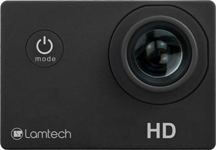 Lamtech LAM021158 Action Camera Full HD (1080p) Υποβρύχια (με Θήκη) Μαύρη με Οθόνη 2''