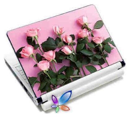 Lamtech Pink Roses αυτοκόλλητο για Laptop 12.4'' Ροζ από το e-shop