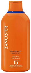 Lancaster Sun Beauty Αντηλιακή Λοσιόν για το Σώμα SPF15 400ml από το Galerie De Beaute