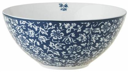 Laura Ashley Blueprints Μπωλ Σερβιρίσματος Δημητριακών Στρογγυλό από Πορσελάνη Μπλε με Διάμετρο 16εκ.