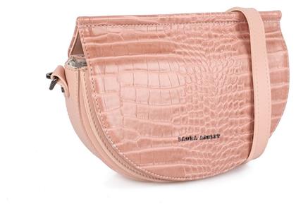 Laura Ashley Tarlton Croco Γυναικεία Τσάντα Χιαστί Ροζ