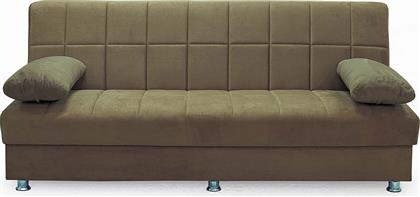 Laura ΙΙ Τριθέσιος Καναπές Κρεβάτι με Αποθηκευτικό Χώρο Καφέ 190x75εκ. από το Esmarket