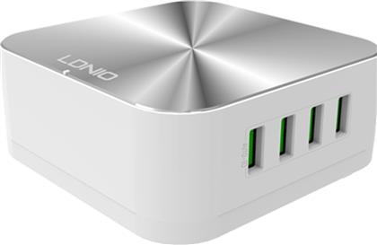 Ldnio Βάση Φόρτισης με 8 Θύρες USB-A 50W Quick Charge 3.0 σε Λευκό χρώμα (A8101) από το Electronicplus