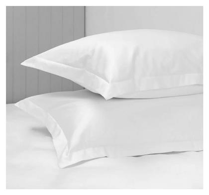 Le Blanc Oxford Satin Plain Tc300 Μαξιλαροθήκη Ξενοδοχείου από 100% Βαμβάκι 73x53εκ.