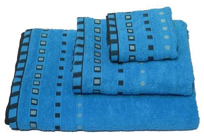 Le Blanc Σετ Πετσέτες Μπάνιου 3τμχ Πεννιέ Ζακάρ Πουά Βάρους 450gr/m²