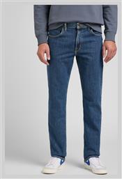 Lee Ανδρικό Παντελόνι Τζιν Ελαστικό Regular Fit Straight Μπλε