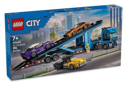 Lego City Car Transporter Truck With Sports Cars για 7+ Ετών 998τμχ από το Moustakas Toys