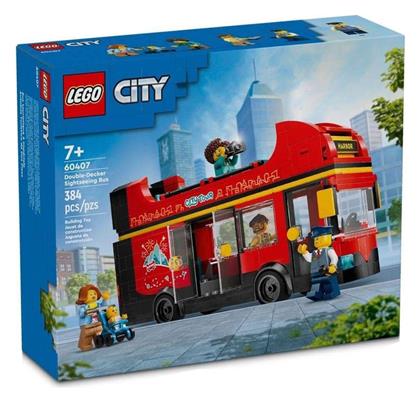 Lego City Red Double-decker Sightseeing Bus για 7+ Ετών 384τμχ από το Moustakas Toys