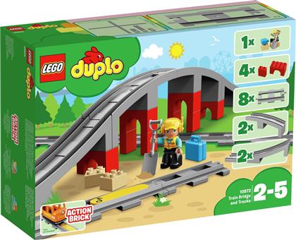 Lego Duplo: Train Bridge and Tracks για 2 - 5 ετών
