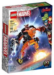 Lego Marvel Rocket Mech Armor για 6+ Ετών 98τμχ