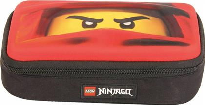 Lego Ninjago Κασετίνα με 1 Θήκη σε Κόκκινο χρώμα 1τμχ
