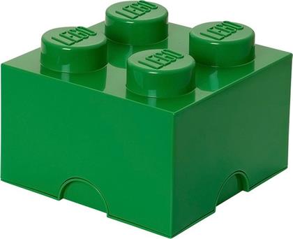 Lego Παιδικό Κουτί Αποθήκευσης από Πλαστικό 4-Stud Πράσινο 25x25x18cm από το GreekBooks