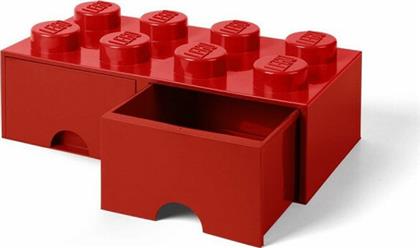 Lego Παιδικό Κουτί Αποθήκευσης από Πλαστικό 8 Knobs Κόκκινο 50x25x17cm