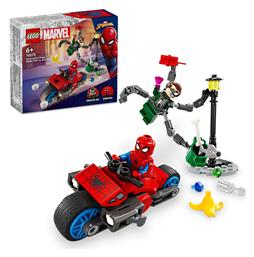 Lego Super Heroes Motorcycle Chase: Spider-man Vs. Doc Ock για 6+ Ετών από το Moustakas Toys